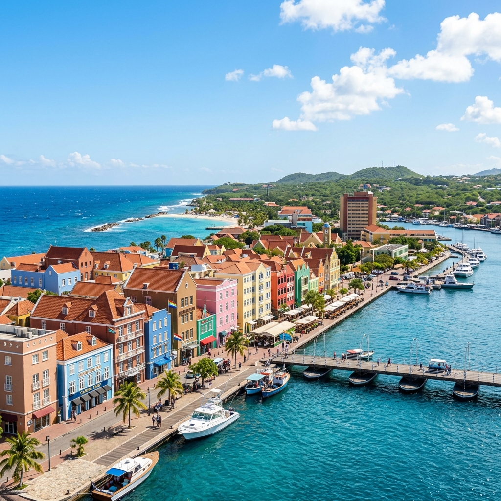 Caribbean colonial town